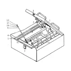 Moulding - Блок «Чехол батареи»  (номер на схеме: 1)