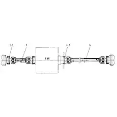 Propeller shaft - Блок «Группа приводных валов»  (номер на схеме: 3)