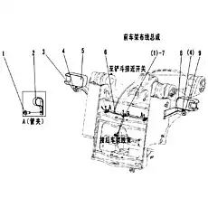 DL125-100H - Блок «Электрическая система в сборе - Передняя рама»  (номер на схеме: 9)