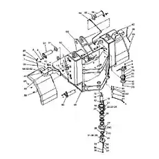 Lubricating pipe - Блок «Передняя рама в сборе 4»  (номер на схеме: 9)