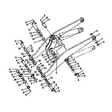 Weld pin LGB301-80*140*260-40Cr - Блок «Структура связей 2»  (номер на схеме: 19)