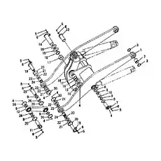 Weld pin LGB301-80*140*260-40Cr - Блок «Структура связей 5»  (номер на схеме: 19)