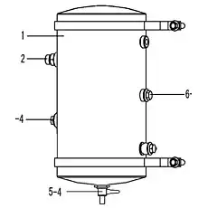 CHARGE VALVE FOR TIRE - Блок «Воздушный резервуар»  (номер на схеме: 3)