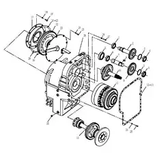 SHAFT GEAR - Блок «Коробка передач в сборе A305»  (номер на схеме: 2)