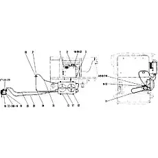 PIPE RECEIVER-EVAPORATOR - Блок «Воздушный кондиционер»  (номер на схеме: 25)