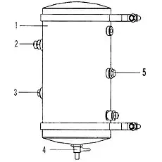 PLUG JB 1000-M 10*1 EpZn-35 - Блок «Воздушный резервуар»  (номер на схеме: 5)