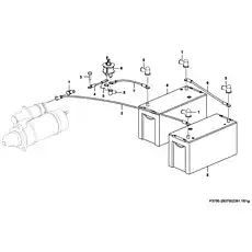 Battery switch K01K18-A - Блок «Electric assembly-power P3700-2937002391.1S1g»  (номер на схеме: 6)