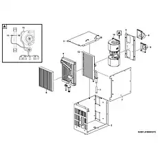 Evaporator GKZ33-5.0F8-50 - Блок «Evaporator N3561-4190003273 (330112)»  (номер на схеме: 9)