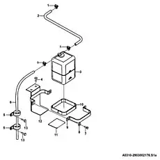 Clamp φ15 - Блок «Expansion tank assembly A0310-2903002176.S1a»  (номер на схеме: 5)
