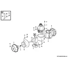 Spring washer GB93-20-65Mn - Блок «Front axle assembly A510 E0710-2907001256.A1d»  (номер на схеме: 11)