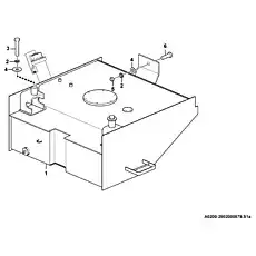 Spring washer GB93-24-65Mn - Блок «Fuel tank assembly A0200-2902000879.S1a»  (номер на схеме: 2)