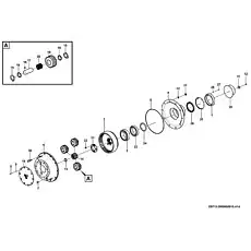 Ring gear - Блок «Hub reduction E0912-2909000915.A1d»  (номер на схеме: 3)