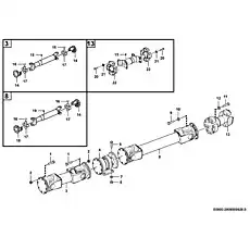 Grease cup M6 JB/T7940.1-1995 - Блок «Propeller shaft system E0800-2908000829.S»  (номер на схеме: 15)
