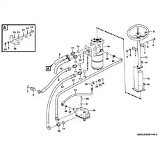 Hose assembly LGB128-003085 - Блок «Steering unit assembiy I2000-2920001104.S»  (номер на схеме: 27)