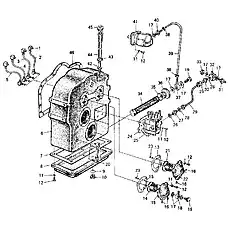 SEAL SPACER - Блок «B6800C2 Коробка передач и приборы»  (номер на схеме: 35)