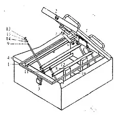 RUBBER PAD - Блок «Корпус батареи»  (номер на схеме: 8)