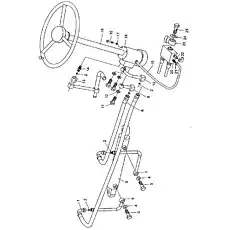 Болт М27х1.5 - Блок «Гидравлическая система рулевого управления»  (номер на схеме: 25)