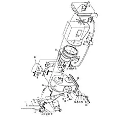 Шланг - Блок «Система трансмиссии»  (номер на схеме: 57)