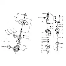 Steering Column - Блок «Гидравлическое устройство управления»  (номер на схеме: 2)