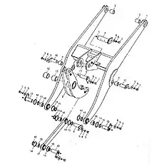 Pitman Arm Pin - Блок «Соединительная система 300F.08»  (номер на схеме: 4)