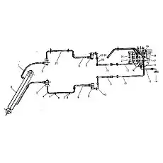 Tube - Блок «Гидравлическая система бокового давления LWC320F.10»  (номер на схеме: 18)