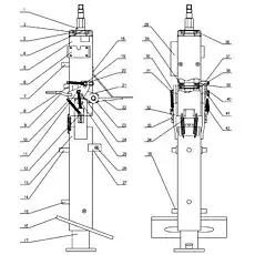 Крепительная втулка 27 27 (RC3400-1010-06) - Блок «Поворотный механизм»  (номер на схеме: 7)