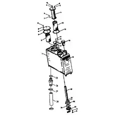 Шайба - Блок «330E.10.4A Узел гидравлического бака»  (номер на схеме: 17)