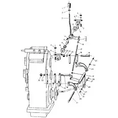Нижний механизм - Блок «Z3.7 Переключение передач»  (номер на схеме: 28)