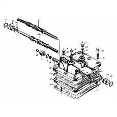 Герметичный стык - Блок «Узел клапана управления трансмиссией»  (номер на схеме: 6)