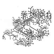 ГАЙКА M8 - Блок «ТОРМОЗНАЯ СИСТЕМА 540F(III).9»  (номер на схеме: 61)