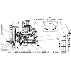 Hose B16X850 (JB/T8406-2008) - Блок «Engine System 2»  (номер на схеме: 38)