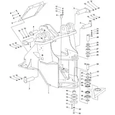 Болт M10x20 (GB/T5783-2000) - Блок «Передняя рама»  (номер на схеме: 8)