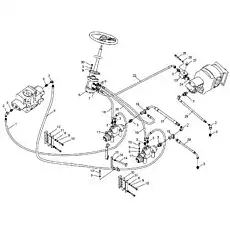 Клапан-ограничитель - Блок «Серво-гидросистема»  (номер на схеме: 17)