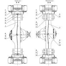 Маслопровод тормозного ключа I - Блок «Тормозная магистраль моста»  (номер на схеме: 4)