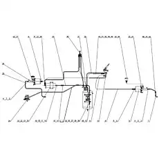 Впускная труба ресивера - Блок «Тормозная система»  (номер на схеме: 13)