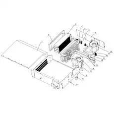 Ведродвигатель выпаривателя (TYJ2-616) - Блок «Выпариватель в сборе (CDKT87 II-010)»  (номер на схеме: 8)