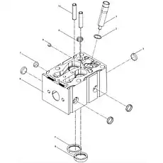 Бегунок выпускного клапана 860111991 - Блок «Крышка цилиндра в подсборе»  (номер на схеме: 4)