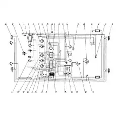 БЛОК ИНДИКАТОРОВ - Блок «LW560F.11 Электрическая система»  (номер на схеме: 6)