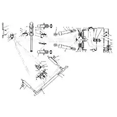 Гидроцилиндр - Блок «Рабочая гидравлическая система»  (номер на схеме: 1)
