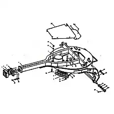 Draw Bar - Блок «P165 26 Рабочий инструмент»  (номер на схеме: 4)
