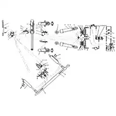 Штуцер - Блок «Рабочая гидравлическая система»  (номер на схеме: 37)