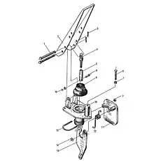 U-OБPAЗHЫЙ БOЛT - Блок «Управляющий клапан акселератора»  (номер на схеме: 15)