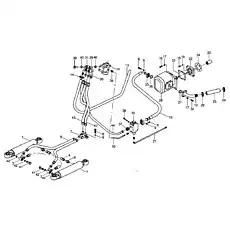 Steel Tube - Блок «Гидравлическая система рулевого управления»  (номер на схеме: 12)