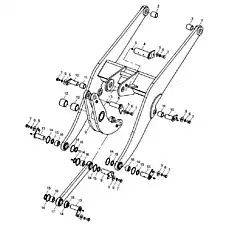 Pitman Arm Pin - Блок «Удлиненная стрела 300F.08II»  (номер на схеме: 4)