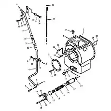 PIVET - Блок «Мощный сдвиг корпуса трансмиссии»  (номер на схеме: 29)