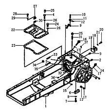 GASKET - Блок «Рулевой корпус и главная рама»  (номер на схеме: 19)