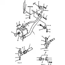 O-RING - Блок «Гидравлический трубопровод (бак → насос)»  (номер на схеме: 16)