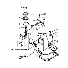 RING SNAP 130 - Блок «Рычаг управления рыхлителем (PD220Y -1)»  (номер на схеме: 3)