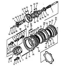 SPRING VALVE - Блок «Механизм и вал коробки передач»  (номер на схеме: 37)