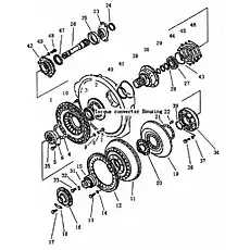 SHIM ASS’Y - Блок «Вал турбины и статор»  (номер на схеме: 44-46)